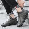 Autumn Handmade  Men's Casual Boots Large Size Driving Car Boots Handmade Sewing Ankle Boots
