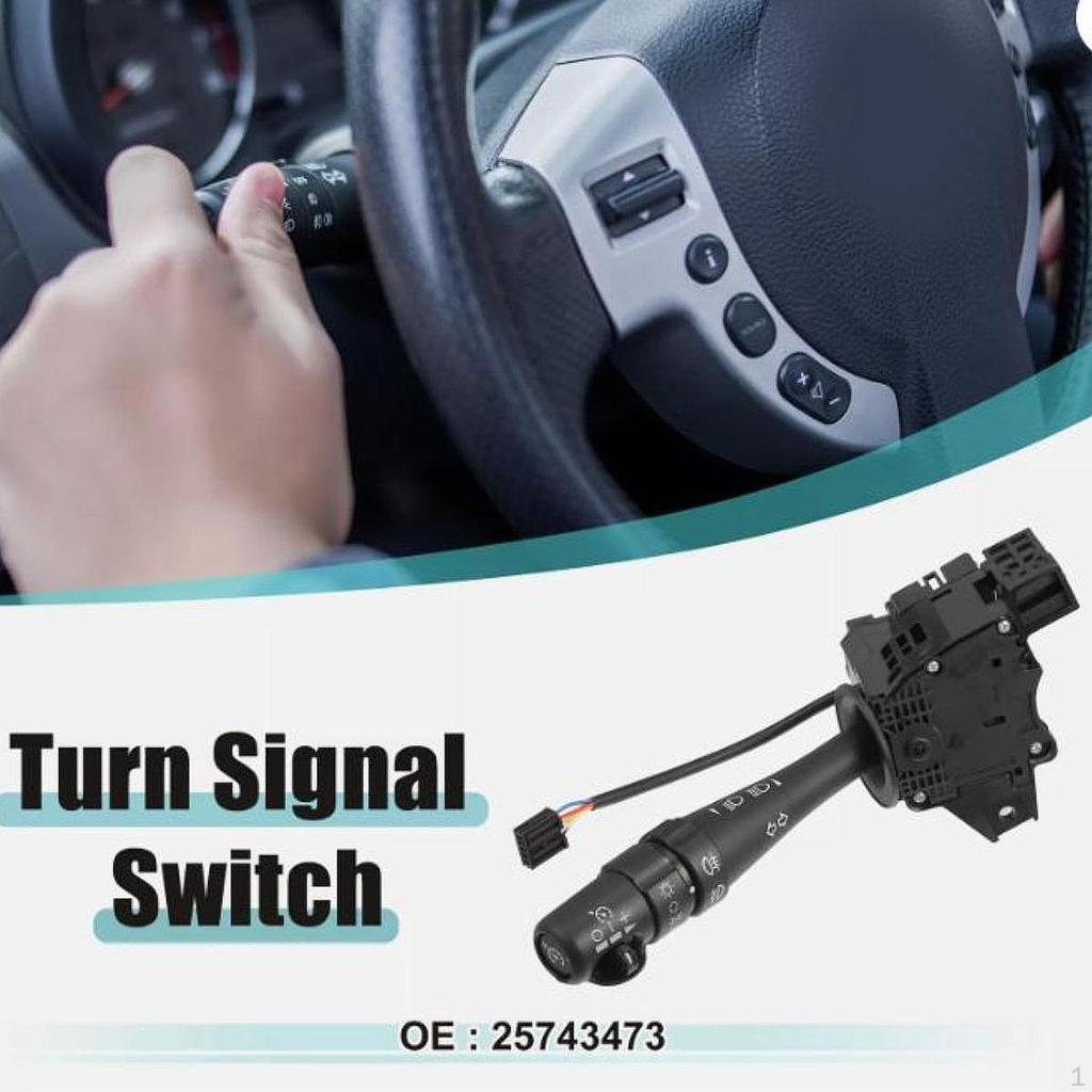 Steering Column Switch Lights 25743473 Black Accessory for Compatible Replace Parts High