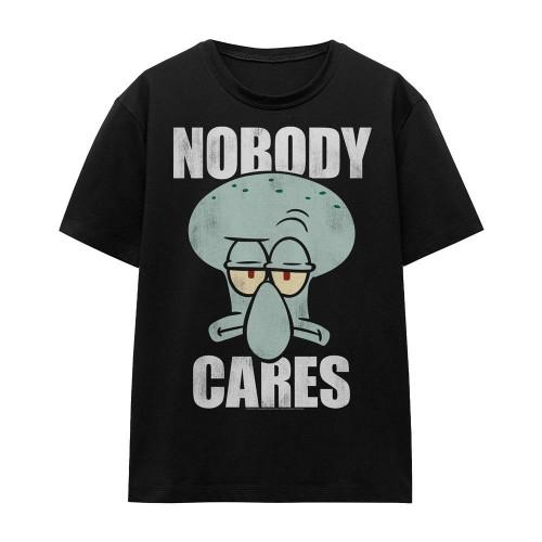 SpongeBob SquarePants Unisex Adult Nobody Cares Meme T-Shirt