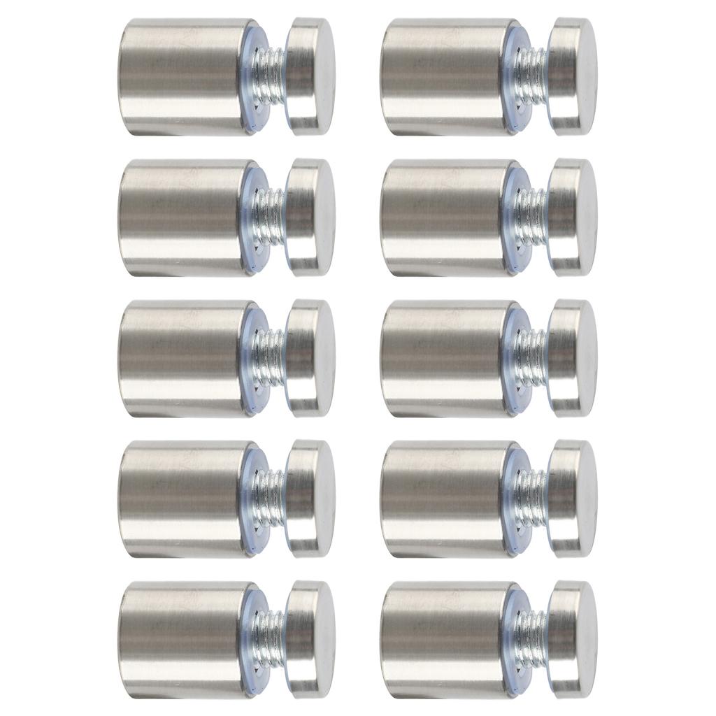 10 шт. Рекламные гвозди из нержавеющей стали, железа, устойчивые к ржавчине, настенные дистанционные винты для галереи