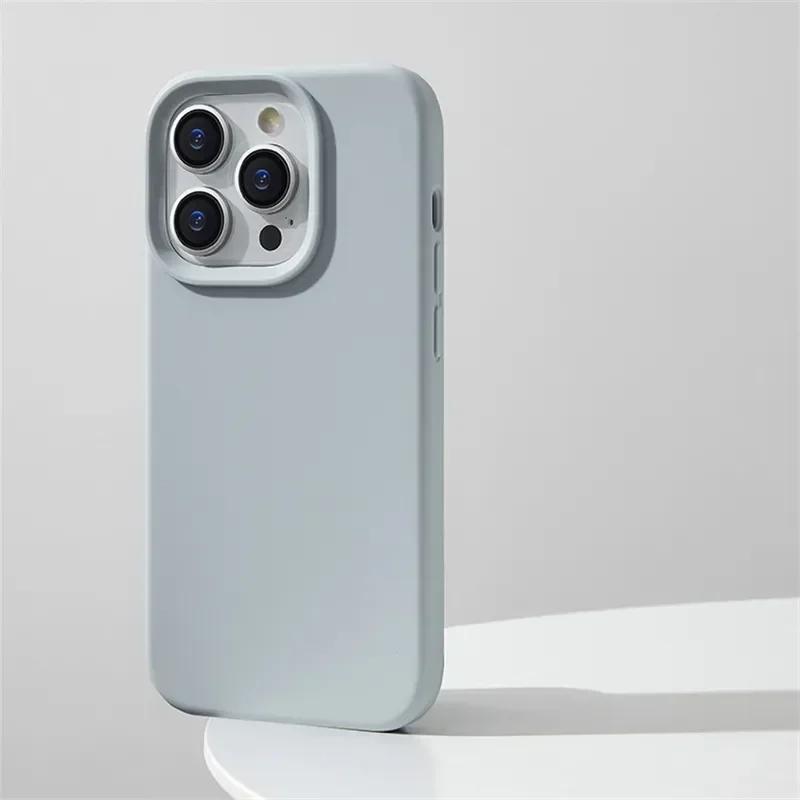 Стильный мягкий силиконовый противоскользящий оригинальный чехол Apple 16 15 Pro max, грязезащитный полноцветный чехол Apple оригинальный 14 13 12 11 Pro max