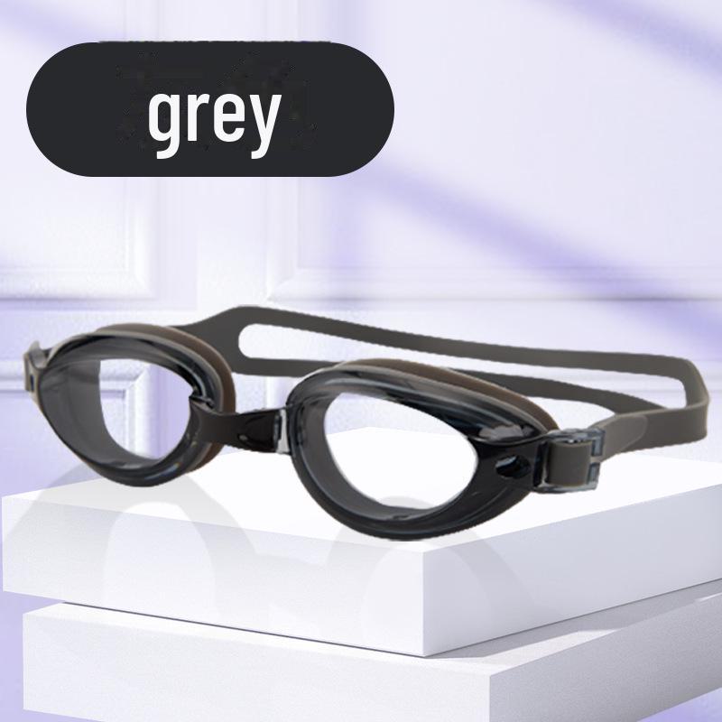 2025 Anti-Fog Electroplated Myopia Silicone Swimming Goggles Set