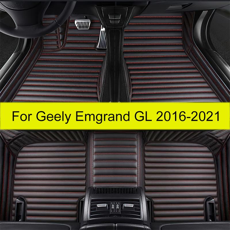 Автомобильные коврики для Geely Emgrand GL 2016 2017 2018 Автомобильные коврики для ног Покрытие ковром Аксессуары для интерьера