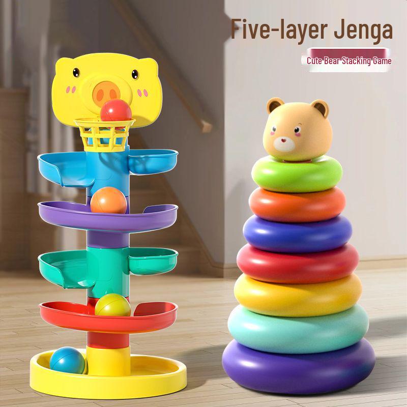 Stacking & Spinning Educational Toy for Babies 6 Months To 3 Years