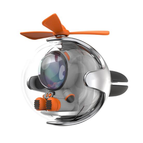 Автомобильный освежитель воздуха со светодиодной подсветкой, работающий от батареек, универсальный ароматический диффузор с ароматическими таблетками, украшение для вентиляционного отверстия автомобиля