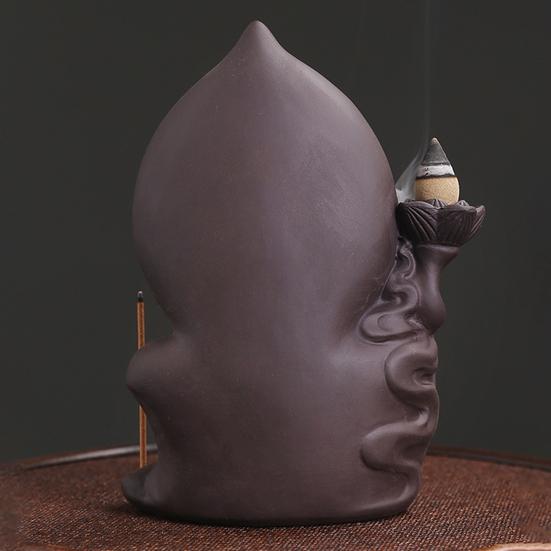 Практичная курильница для дыма, классическая декоративная портативная подставка для благовоний в форме водопада Авалокитешвара для подарков