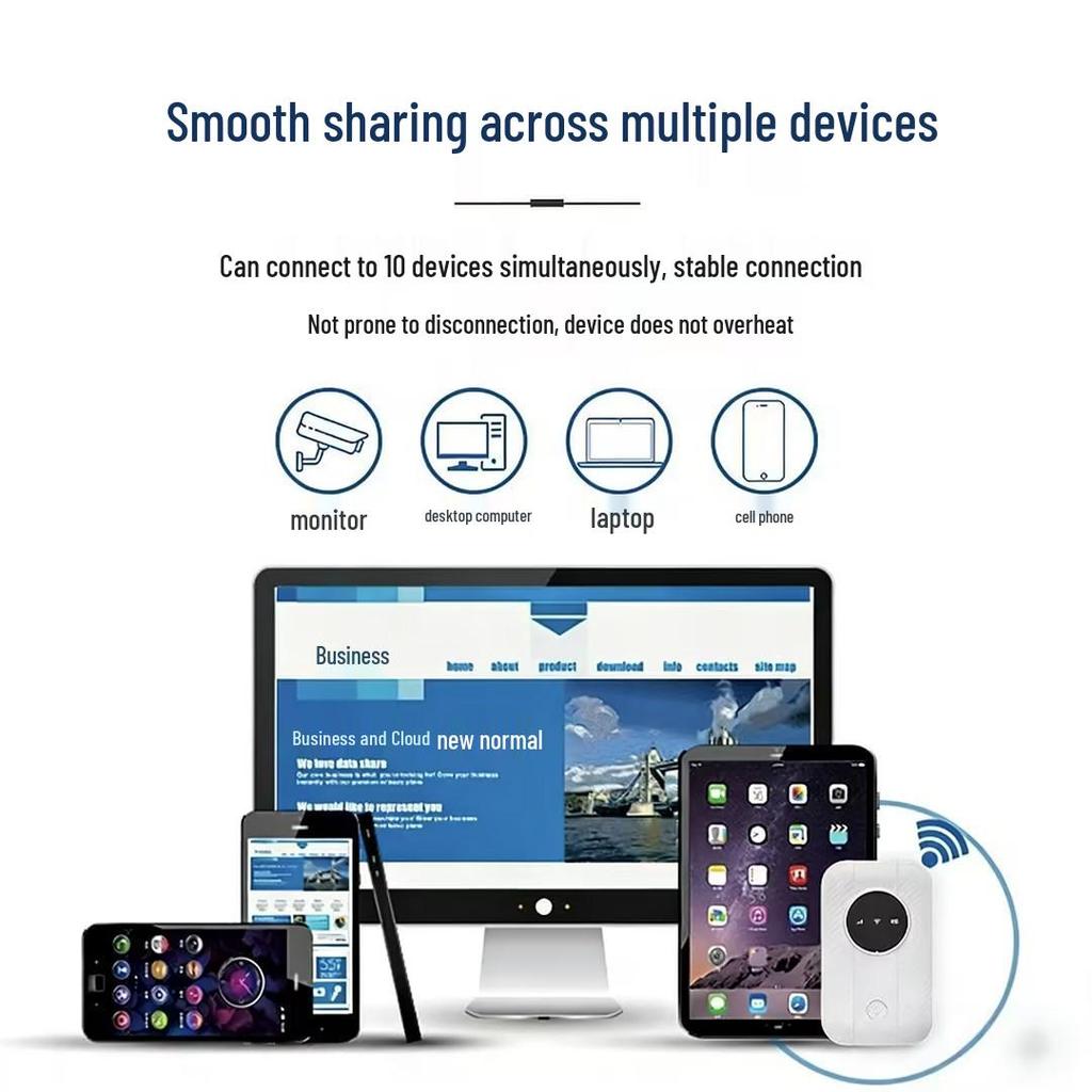 Портативный WiFi-роутер Eurasia Outdoor с поддержкой 3 сетей