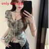 Oversized V Neck Sleeveless T Shirt With Tie Details For Summer Casual Wear
