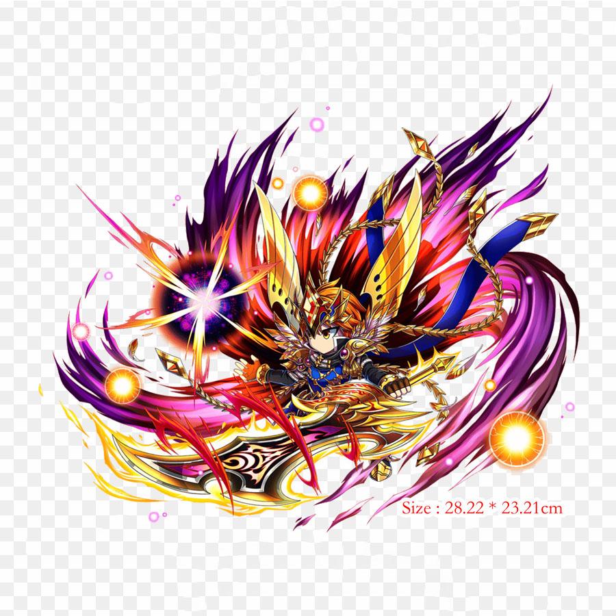 Brave Frontier Deemo Youtube Iron On Heat Transfer Printing Vinyl Patches Sticker for Clothes DIY Appliques Washable Patches