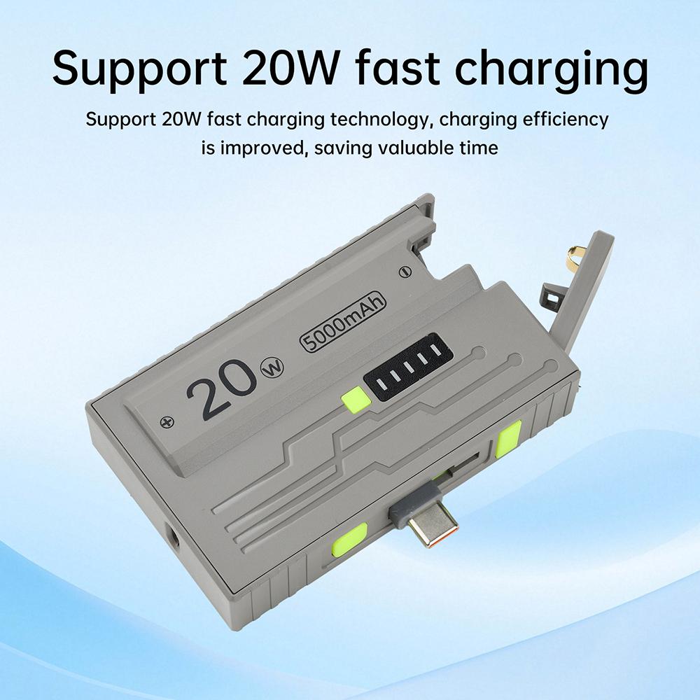 Корпус для Power Bank 1 *11711 Коробка для аккумулятора DIY Набор USB Type-C Быстрая зарядка 11 Вт Коробка для Power Bank Двойной режим Поддерживает малый ток