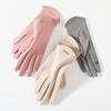Women Touch Screen Gloves Fashion Mittens Autumn Winter Warm Thin Cashmere Cycling Suede Fabric Windproof Gloves LXY
