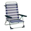 Alco 1 Aluminum Multiposition Foldable Beach Chair 79.5 X 59.5 X 56 Cm (79.5 X 59.5 X 56 Cm)
