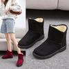 Зимние ботинки женские 2025 новые женские хлопковые ботинки зимние бархатные утолщенные холодостойкие теплые нескользящие зимние хлопковые ботинки женские