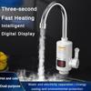 3000W Kitchen Stainless Steel Electric Faucet Household Hot & Cold Dual-purpose Faucet Three Second Fast Heating Faucet
