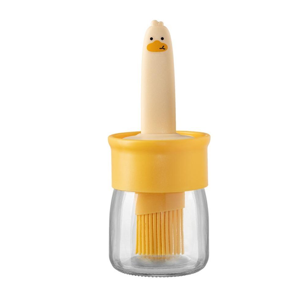 Silicone Oil Bottle High Temperature Resistant Integrated Oil Brush New Divided Oil Pot Kitchen