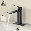 Black Bathroom Faucets Hot and Cold Mixer Faucets Vanity Bathroom Kitchen Deck Mounted Bathroom Sink Faucets 855985