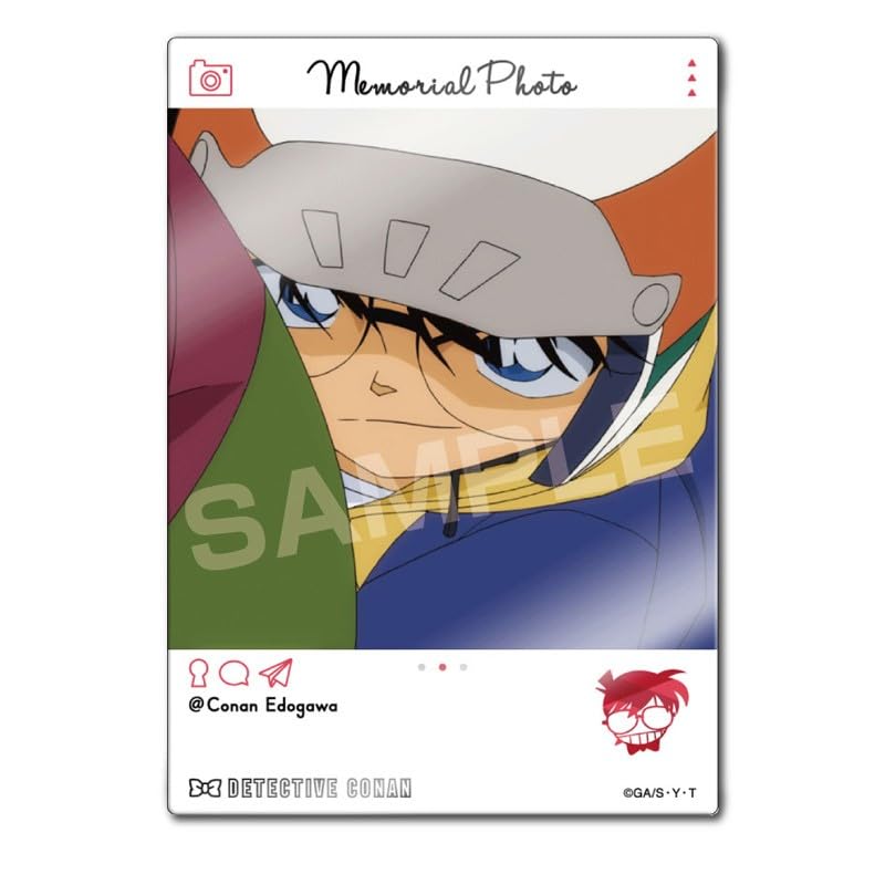 Ensky Detective Conan EMOCA2, approximately 89 x 63 x 0.5 mm, made of PVC