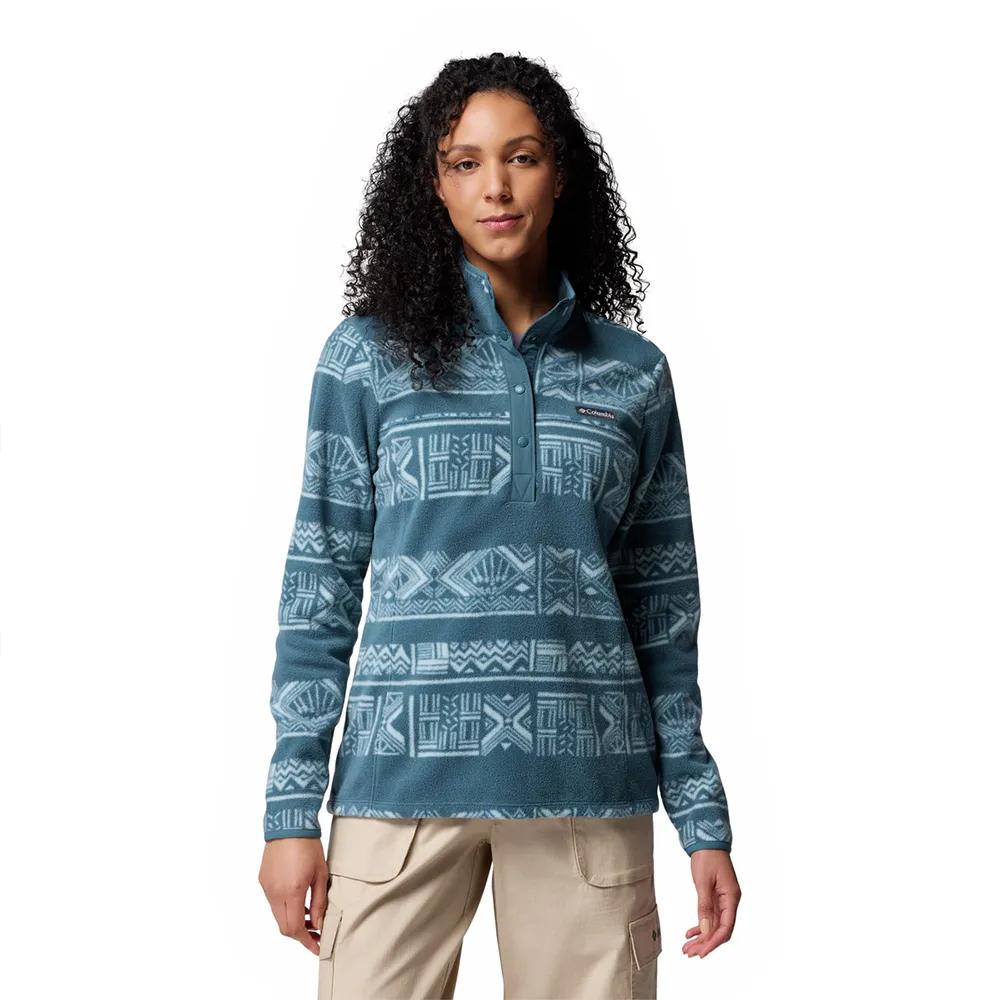 Columbia Флисовая кофта с полумолнией Benton Springs™ Printed Snap