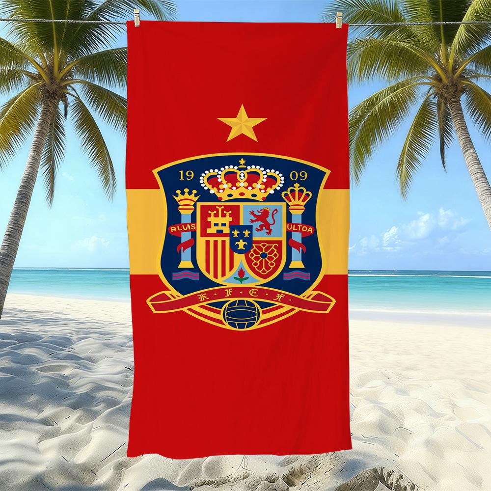 Microfiber Printed Beach Towel Quick-Drying Sand-Proof Absorbent Bath Towel Travel Swimming Towel