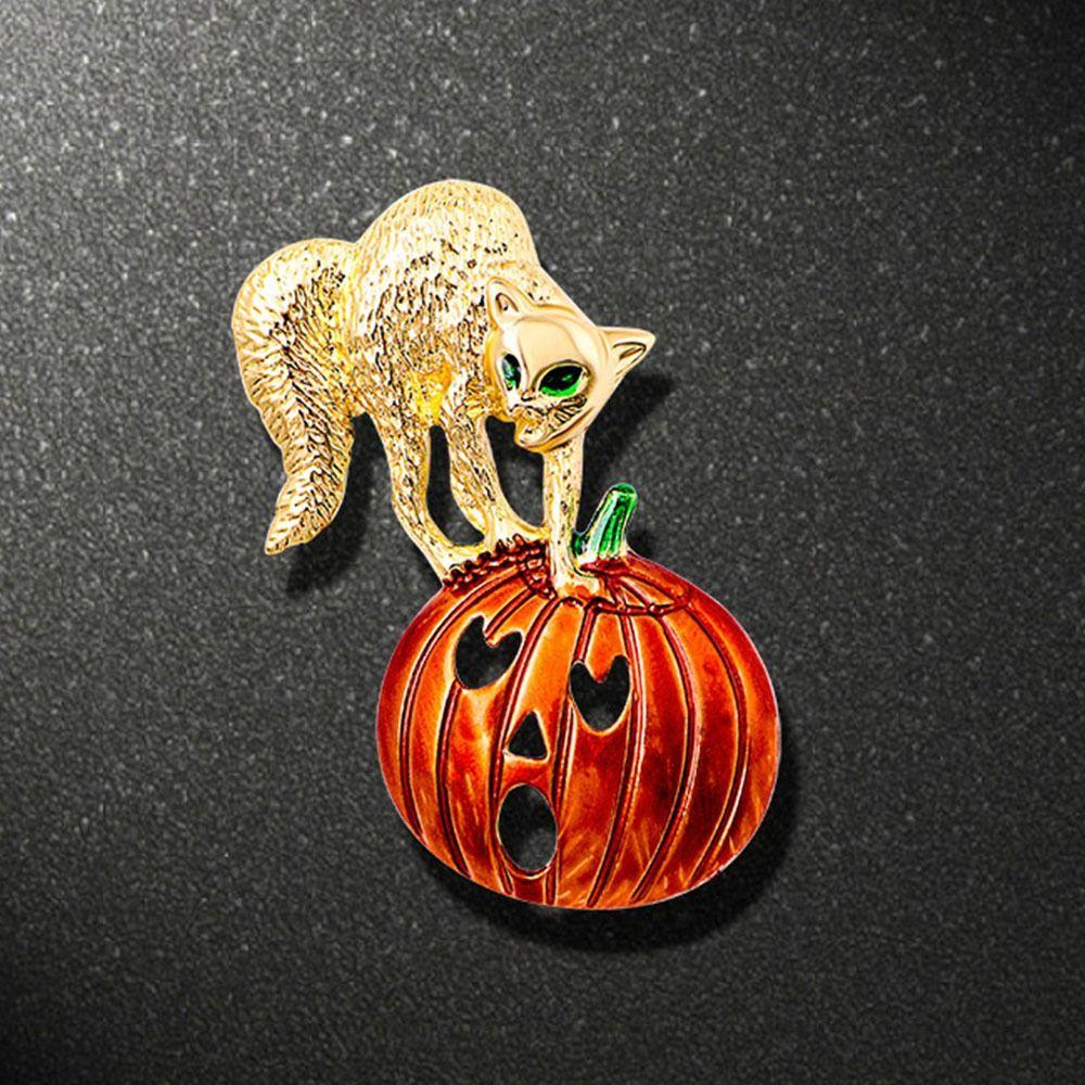 Цинковый Сплав Хэллоуин Брошь Призрак Тыквенный Фонарь Брошь Крутая Девочки
