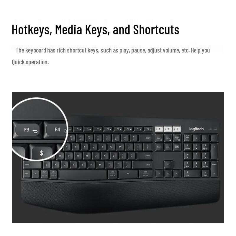 Logitech Беспроводная клавиатура и мышь в комплекте