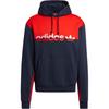 Adidas Originals Trefoil Color-Block Logo Kangaroo Pocket Hoodie Sweatshirt Men Tops H31273