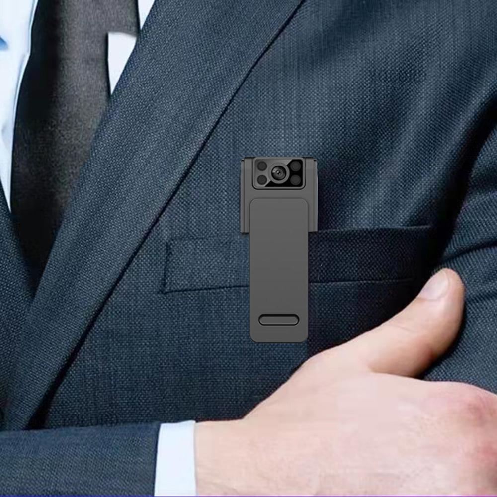 HD 1080P Wearable Police Body Worn Camera with Night Vision, Video Recorder for Security Guard and Home Surveillance