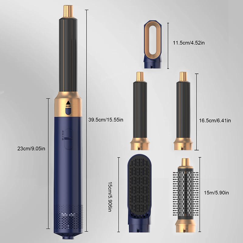2024 Новый фен для волос 5 в 1, набор горячих расчесок, профессиональный щипцы для завивки волос, выпрямитель для волос, инструмент для укладки для фена Dyson Airwrap Ho