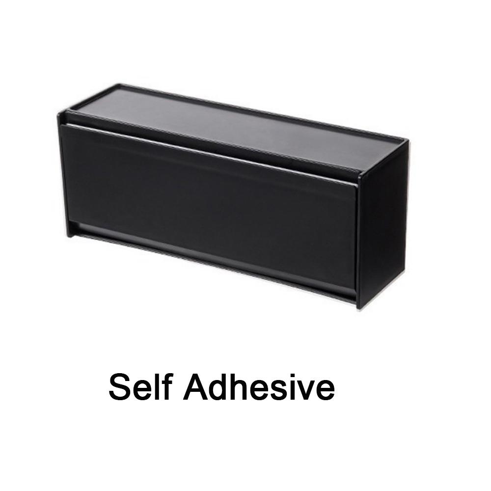 Plastic Magnetic Refrigerator Storage Box Wall Mounted Side Hanging Storage Rack  Bathroom