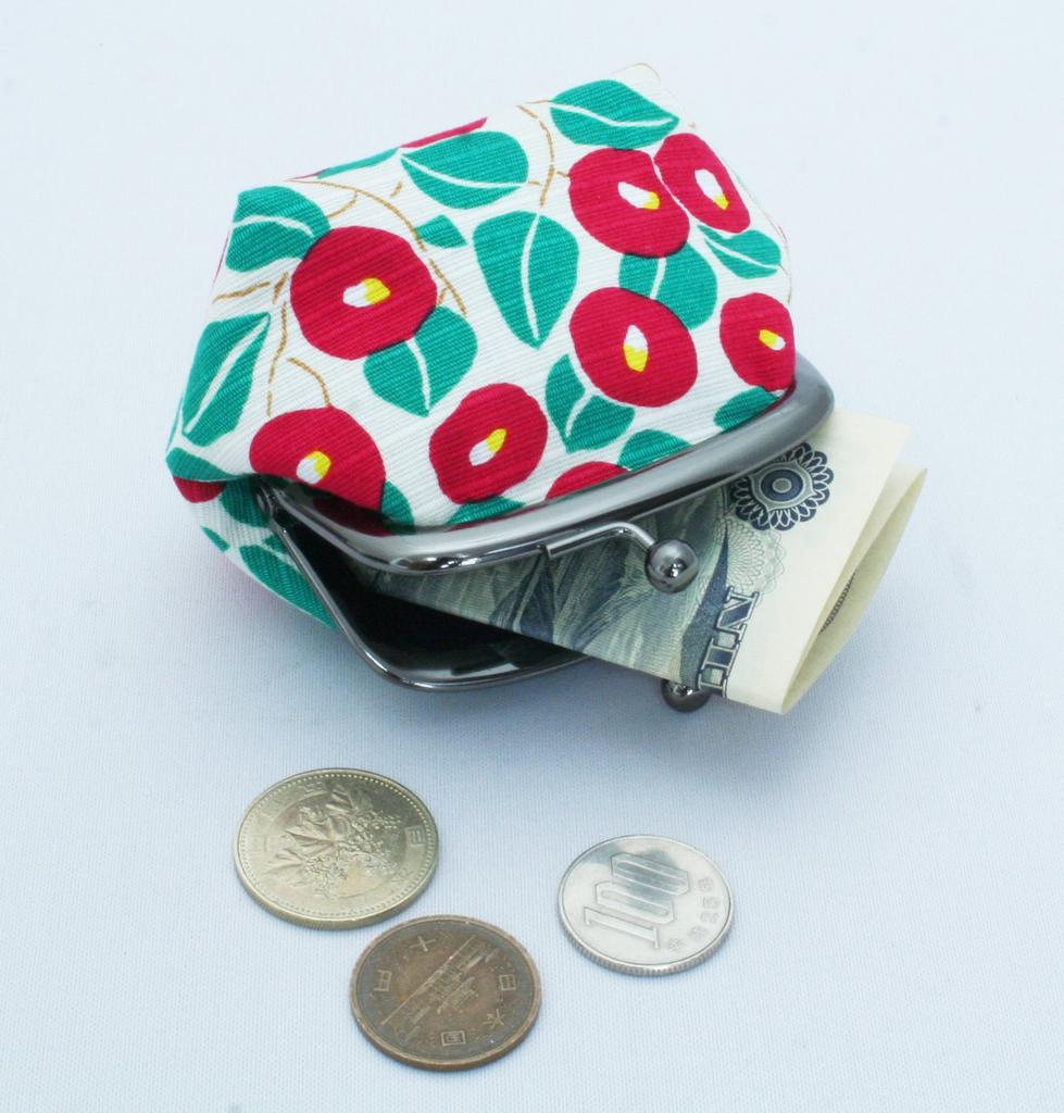 Kyosuke Mini Сделано в Маленьком Круглом Кошельке-Камелии, Япония, Кошелек, Юмэдзи,
