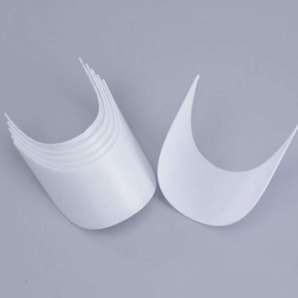 20Pcs Removable Baseball Cap Brim Peaked DIY Sun Hat Support Liners Peaked Caps