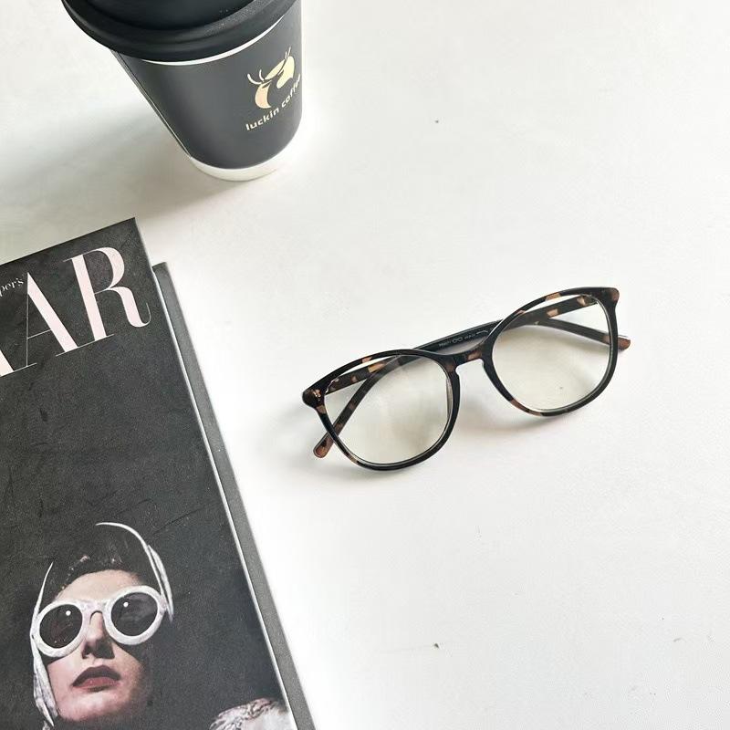 Ретро-очки с круглой оправой, мужские и женские артефакты без макияжа, квадратное круглое лицо, большое лицо, близорукость, тонкая оправа, партия оправ для очков с защитой от радиации
