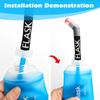 Folding Soft Flask Straw Soft Drink Water Kettle Flask Replacement Straw Lid for Hiking Bicycling Running Climbing