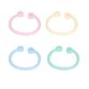 160 шт. колец из полиэтиленового материала, легкое широкое применение, кольца для книг, ключей, документов