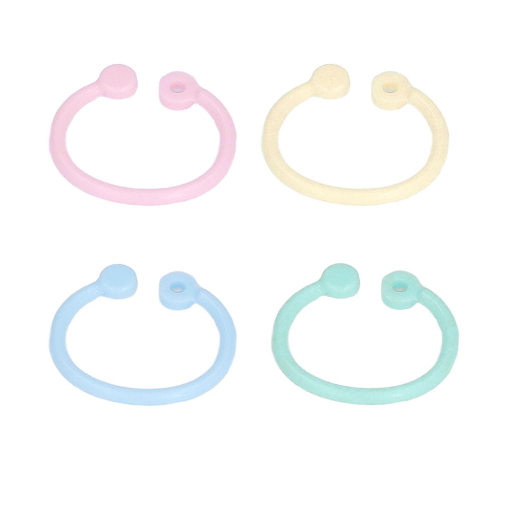160 шт. колец из полиэтиленового материала, легкое широкое применение, кольца для книг, ключей, документов