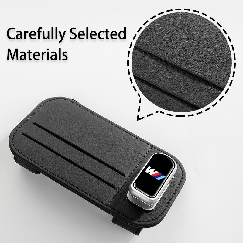 Multi-functional Car Sun Visor Organizer Card Glasses Holder For BMW E30 E34 E36 E39 E46 E52 E53 E60 E61 E62 E70 E71 E83