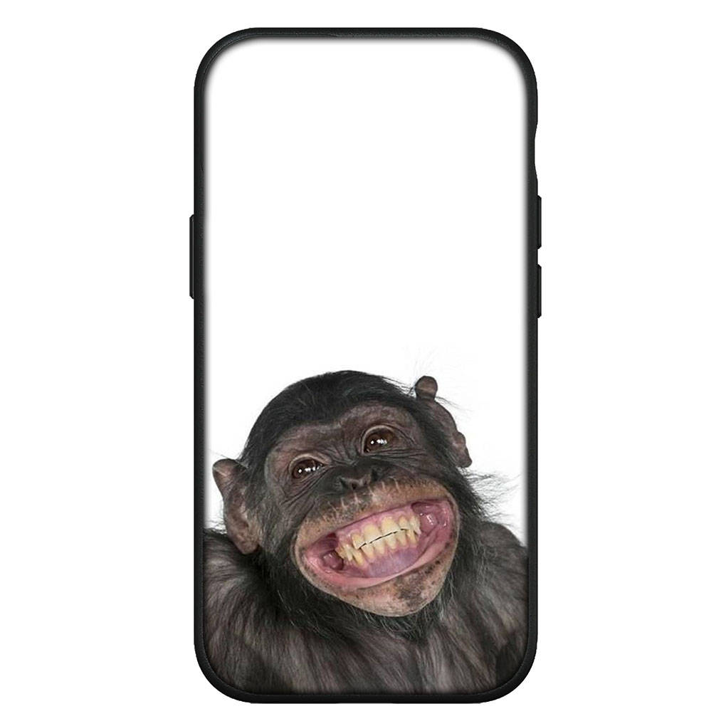Чехол для iPhone 16 15 Xiaomi Redmi Note 14 13 12 11 Pro Max X 8 9 16e Samsung Galaxy S25 S24 S23 Moto OPPO Huawei Gorilla Ape Monkey Baby Phone Case