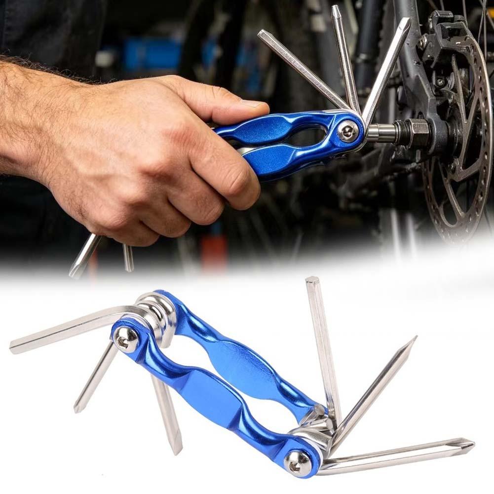 Foldable Hex Wrench Foldable Design 6-in-1 Functionality