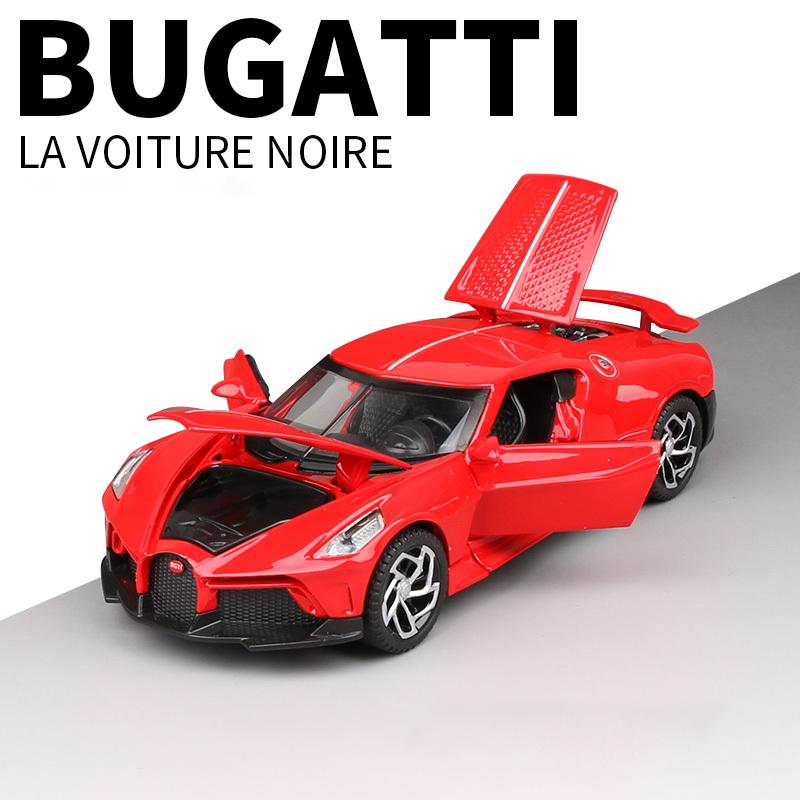 1/32 Bugatti La Voiture Noire Black Dragon Supercar игрушечные литые машины и игрушечные транспортные средства модель автомобиля игрушки для детей
