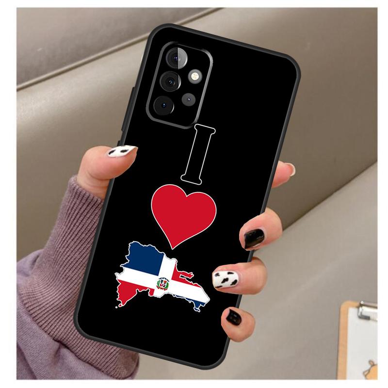 Чехол Флаг Доминиканской Республики для Samsung Galaxy A34 A54 A14 A06 A16 A26 A36 A56 A12 A32 A52 A13 A33 A53 A15 A35 A55
