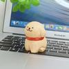 Деревянная фигурка мальтийской собаки, ручная работа, декоративный подарок для любителей домашних животных и декора дома