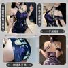 Sexy underwear women's sexy classical cheongsam sweet temptation cosplay fun perspective no-take-off pajamas women's short skirts