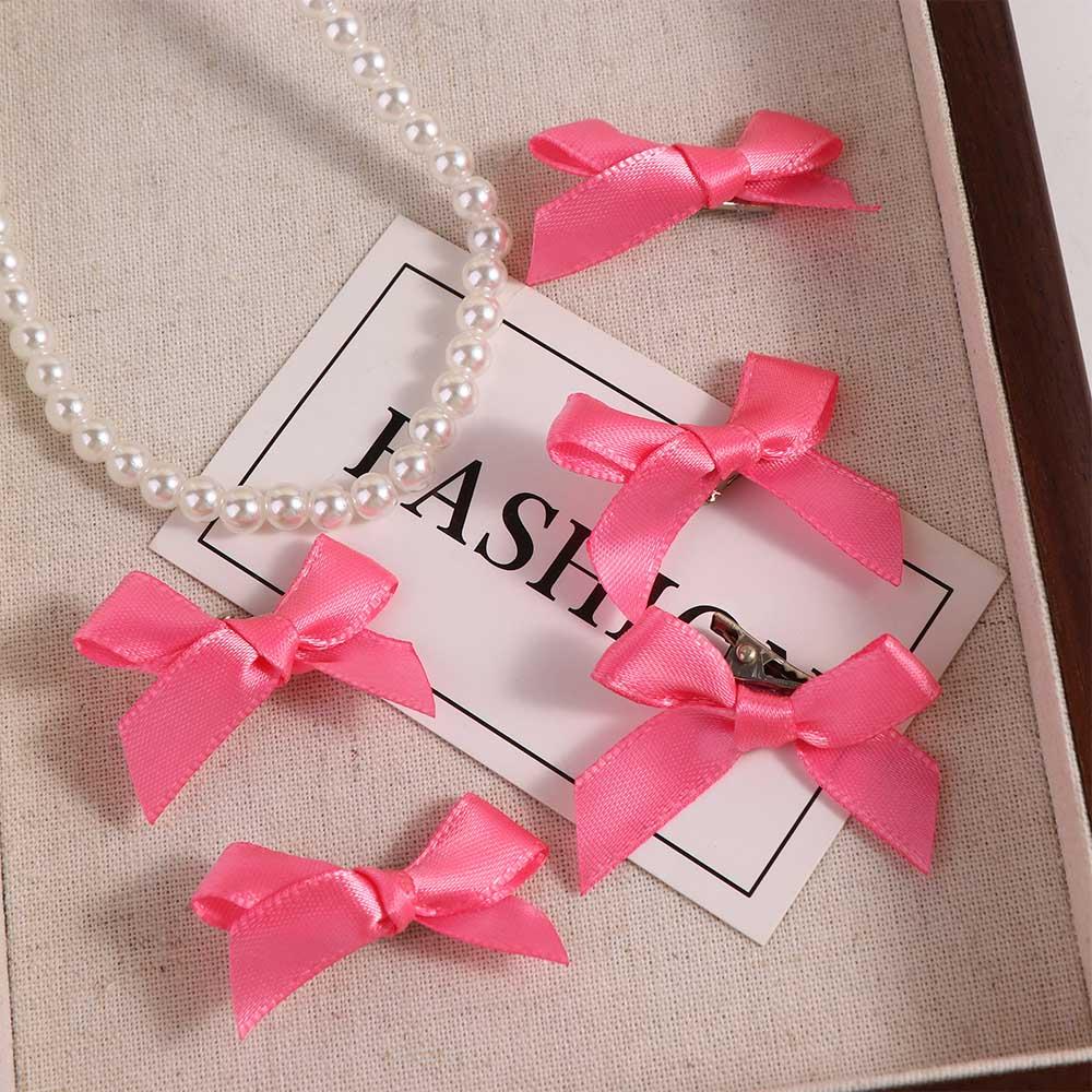 Cloth Headwear Lolita Balletcore Bow Hairpin Balletcore Hair Clips Hair Accessories Hair Barrettes