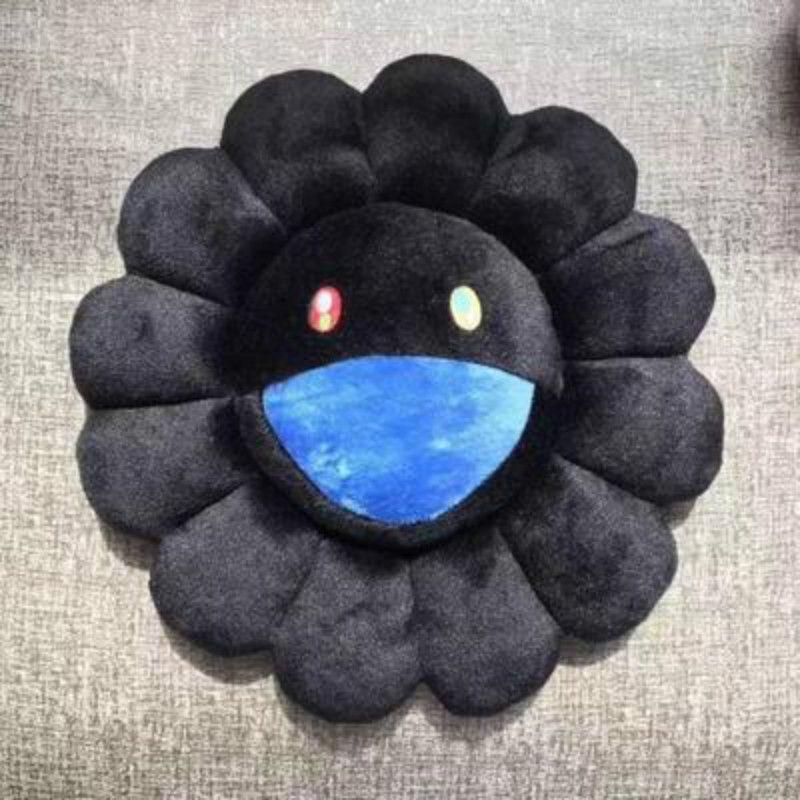 Яркая и красочная 40-сантиметровая плюшевая подушка в виде радужного цветка Такаси Мураками для детей