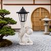 Angel Garden Roman Column Angel Outdoor Solar Light