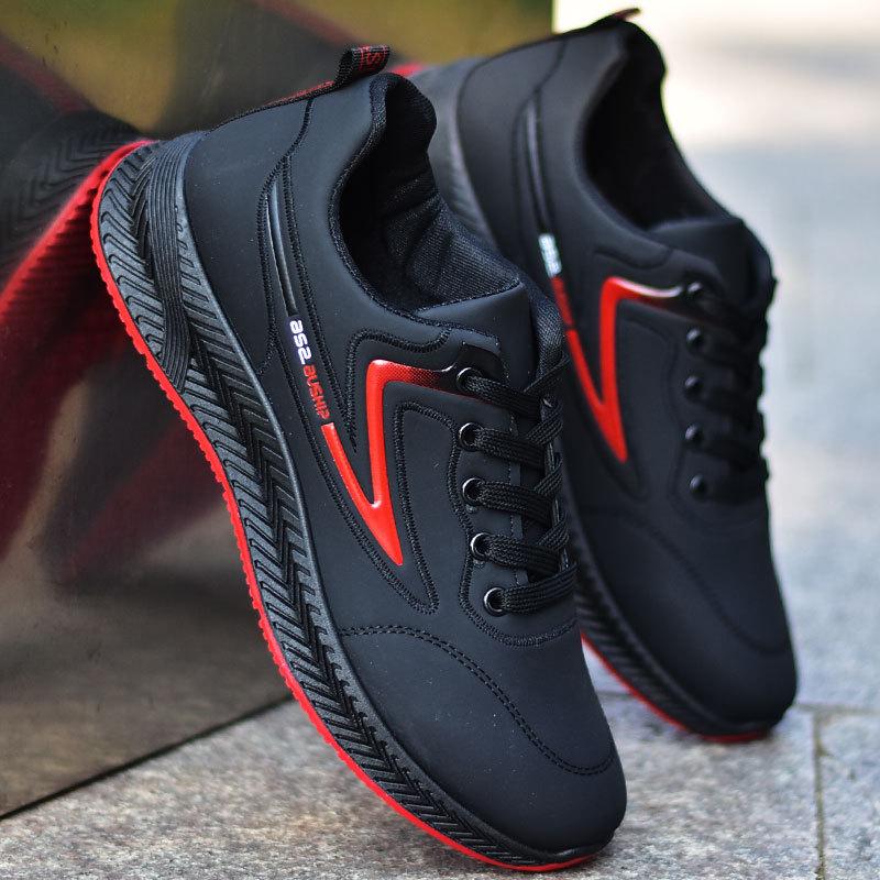 Нескользящая мужская обувь, водонепроницаемые кроссовки, обувь для шеф-повара с мягкой подошвой, повседневная обувь