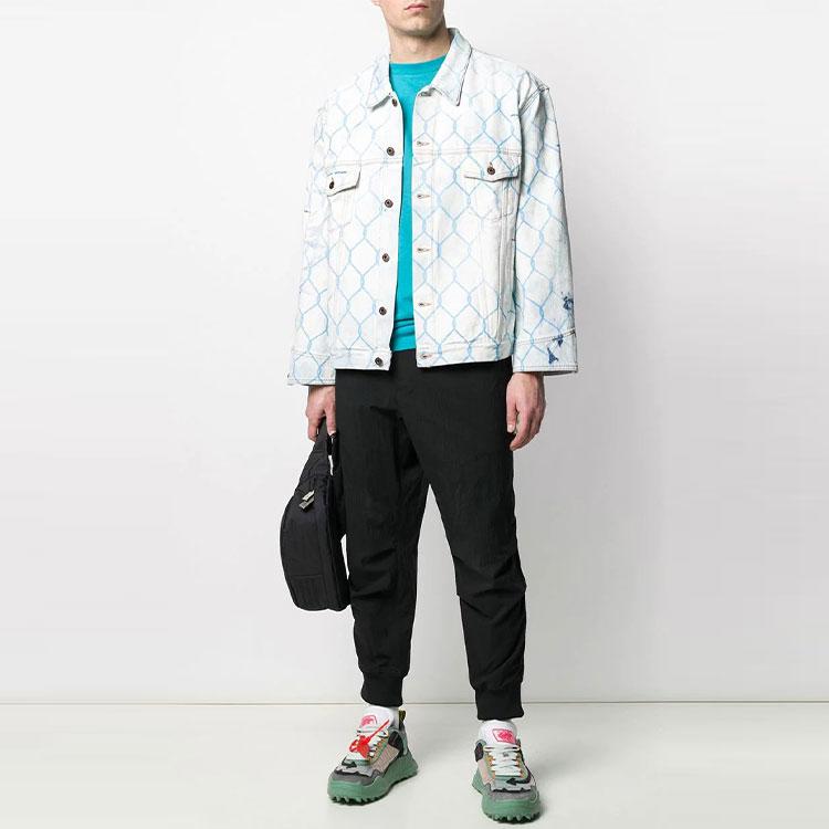Off-White Куртка Fence Jean синяя мужская верхняя одежда OMYE051S203860307131