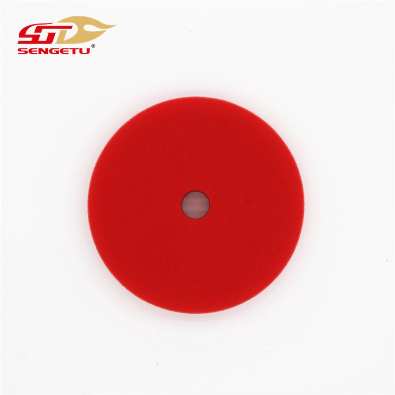5-Inch Beveled Sponge Polishing Pad - Self-Adhesive Scratch Repair Tool