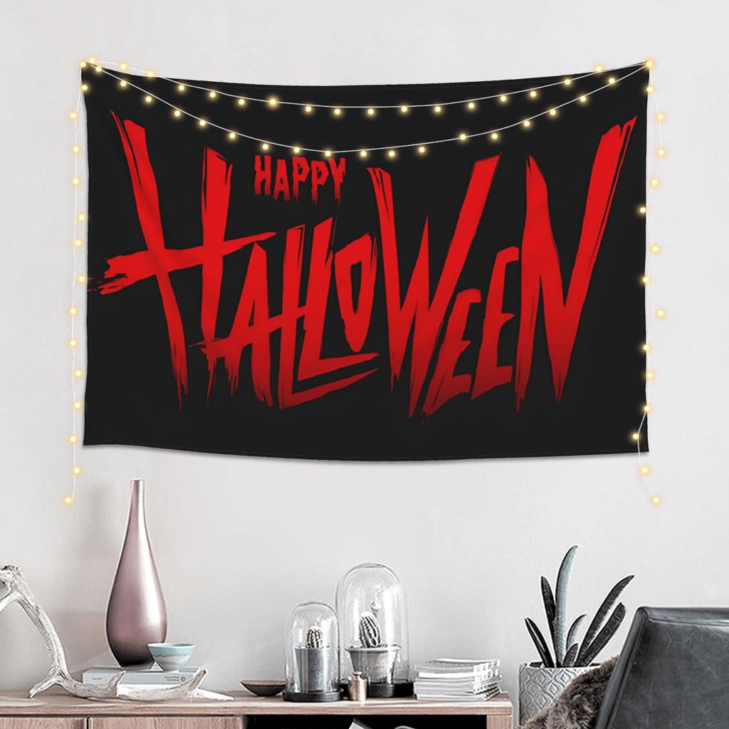 Halloween Ghost Castle Print Tapestry Wall Hanging Blanket Tapestry Home Decor Items Wall Decorations