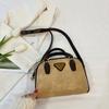 Премиальная текстура ретро маленькая сумка женская сумка 2025 новая весенняя популярная универсальная сумка-мессенджер портативная сумка-боулинг